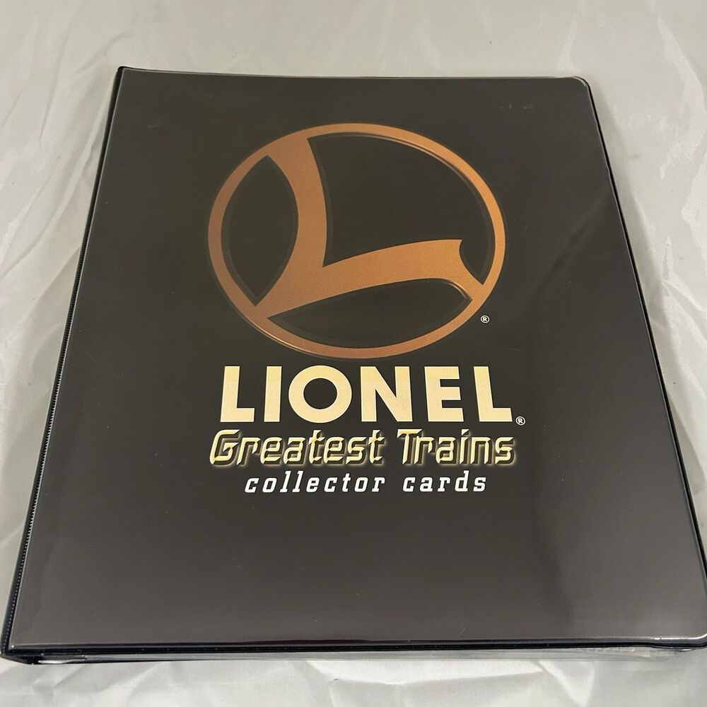 Lionel Greatest Trains Collector Cards Binder 77 Cards DuoCards